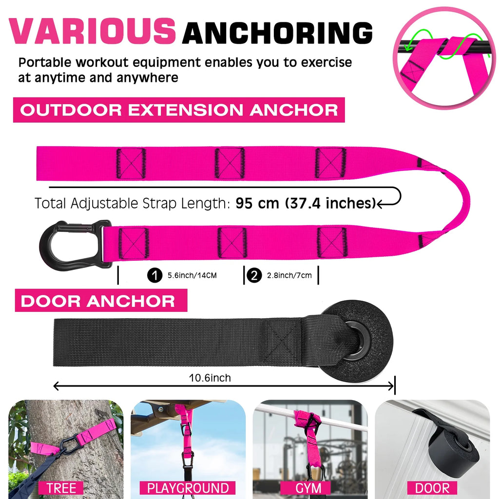 Pull up Assistance Bands, Heavy Duty Resistance Band for Pull up Bar, Adjustable Fabric Workout Bands for Strength Training