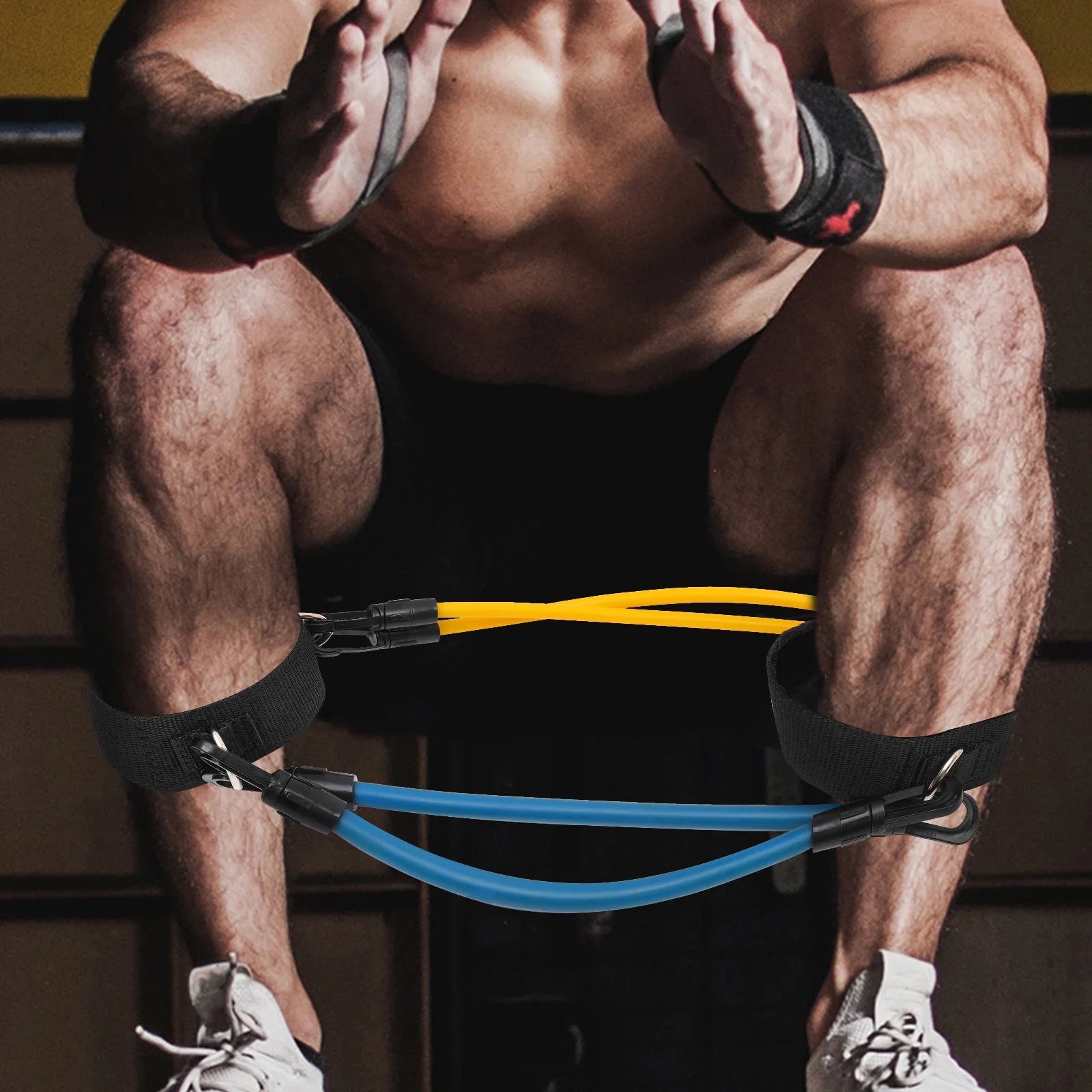 UNOMOR 1 Set of Gym Equipment for Men Basketball Practicing Equipment Assorted Color