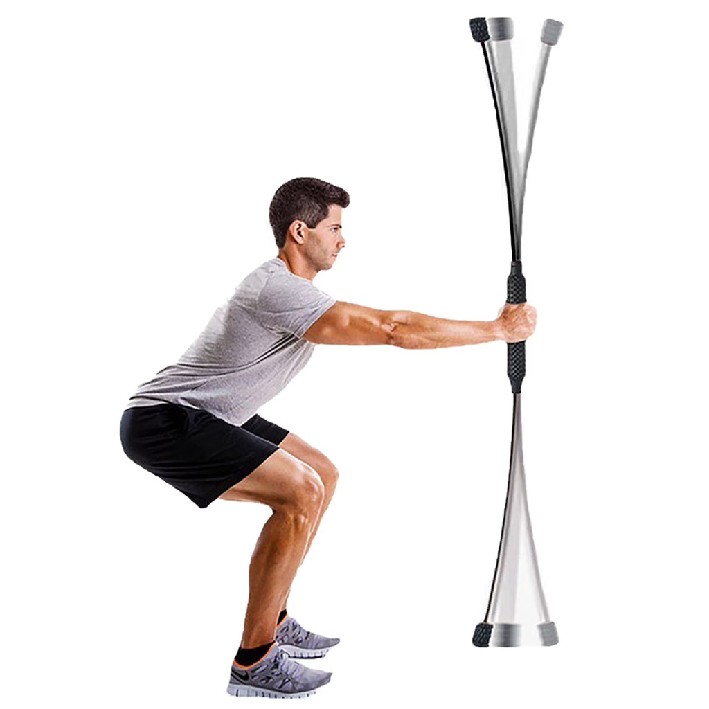 Elastic Fitness Bar Flexi Bar Resistance Band Shoulder Tube