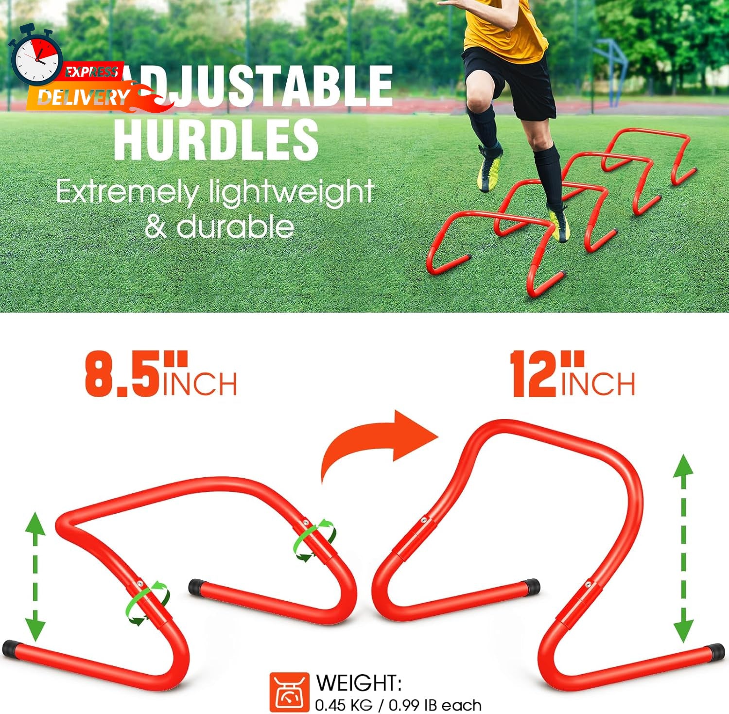 Agility Ladder Speed Training Equipment Set-20Ft Agility Ladder,12 Soccer Cones,