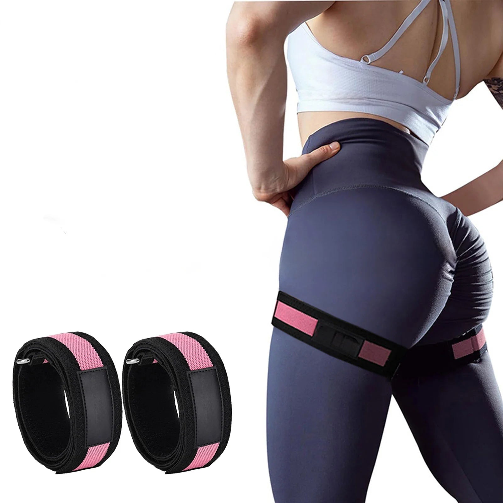 BFR Training Resistance Bands - Adjustable Polyester Straps for Muscle Growth, Strength Training, and Shaping Effect